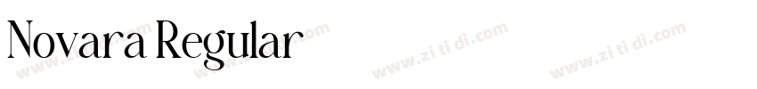 Novara Regular字体转换